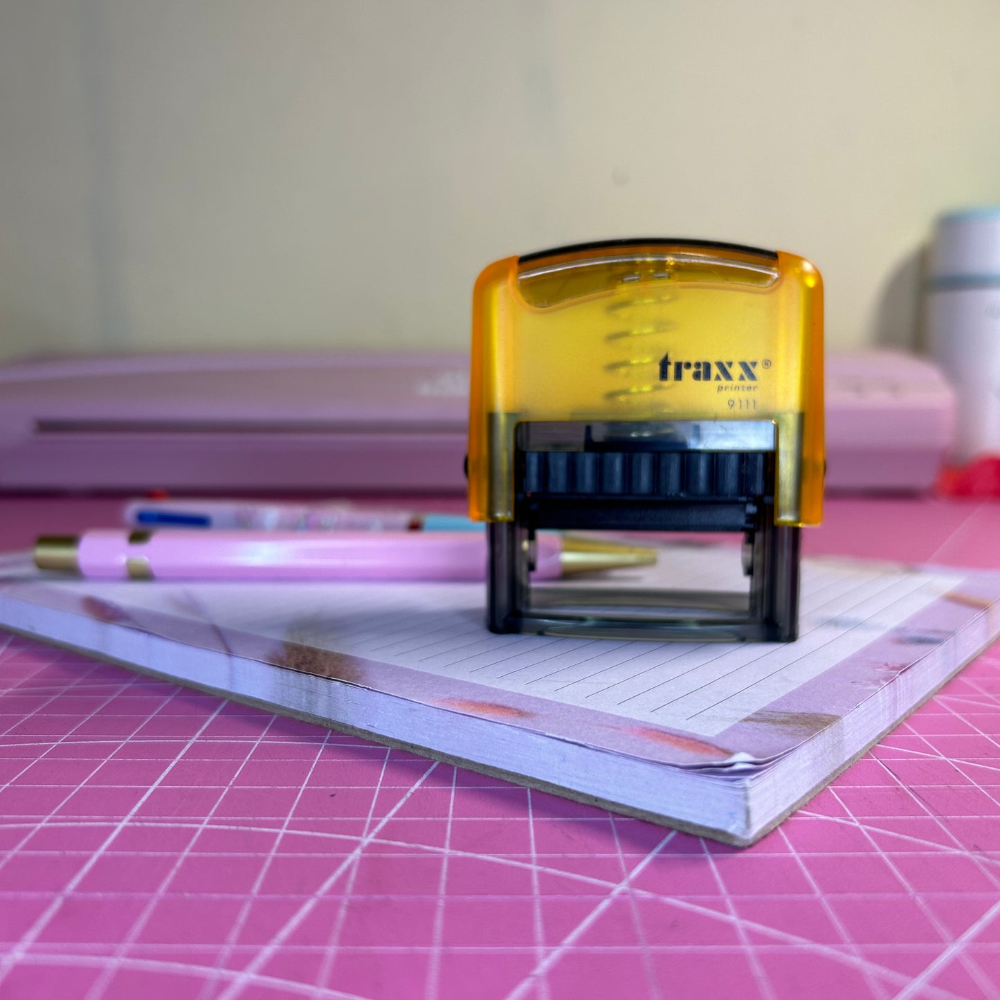 Timbre Autoentintable 14x38 mm