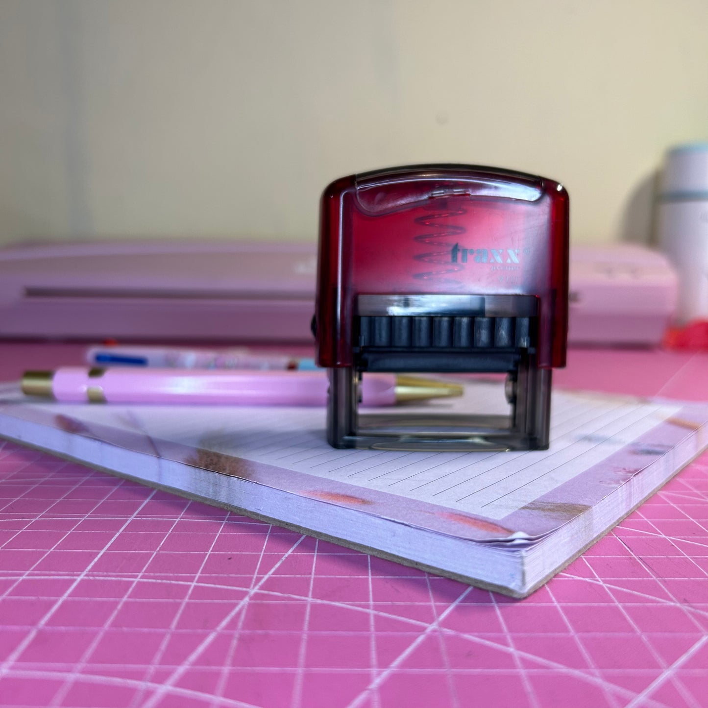 Timbre Autoentintable 14x38 mm